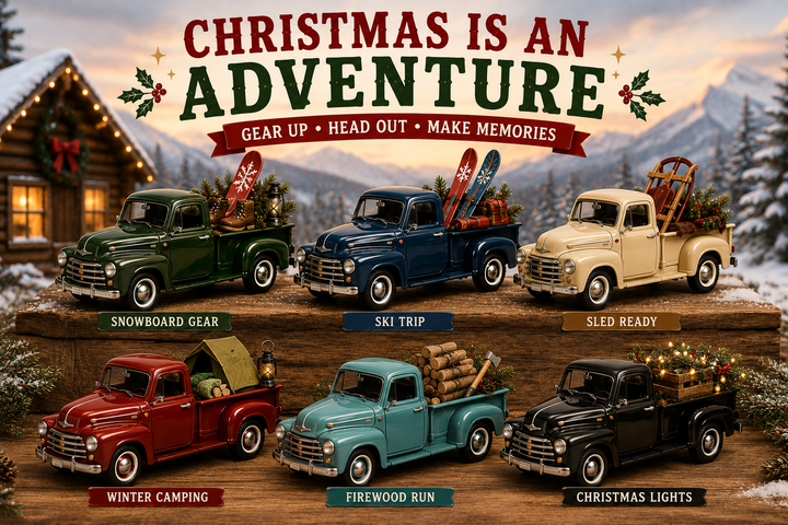 🎄🛻 Calendrier de l’Avent Pick-Up de Noël – 24 Surprises Festives ✨