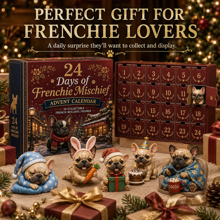 🐶 Calendrier de l’Avent Bouledogue Français 24 Jours – 24 Frenchies Uniques à Collectionner 🎄