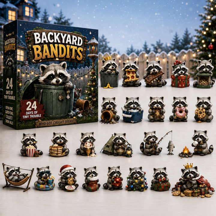 🦝 Calendrier de l’Avent Ratons Laveurs – 24 Jours de Petites Bêtises 🎄✨