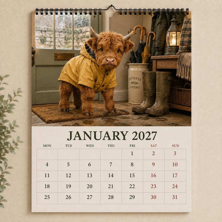 🐮 Calendrier des saisons des vaches Highland 2027