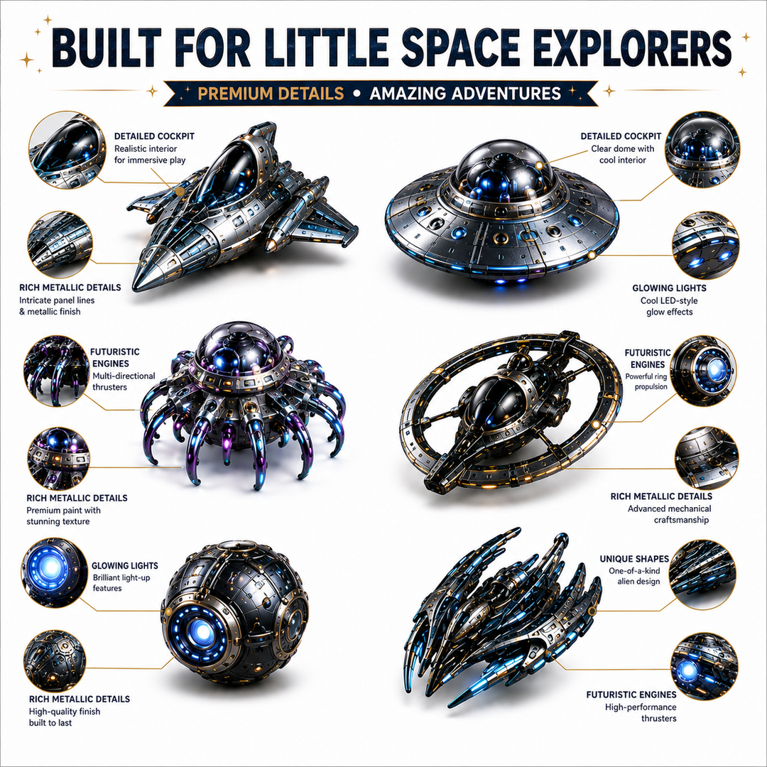 👽🚀 Calendrier de l’Avent Vaisseaux Extraterrestres 2026 – 24 Jours de Surprises Spatiales 🎄✨