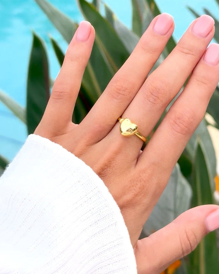 Bague Médaillon Cœur