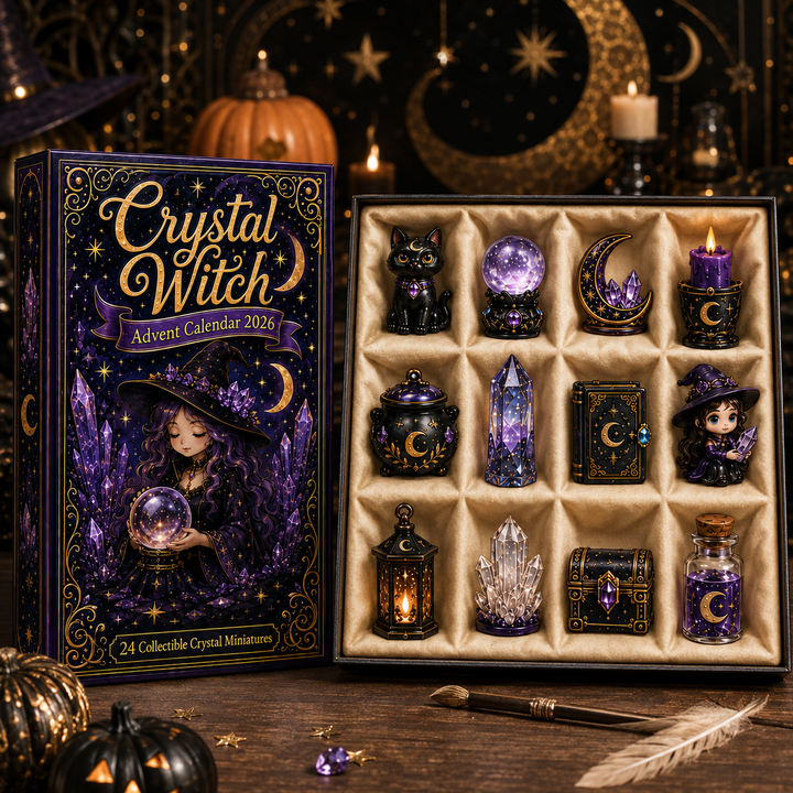 Calendrier de l’Avent Crystal Witch 2027 – 24 Jours de Magie et de Miniatures Mystiques