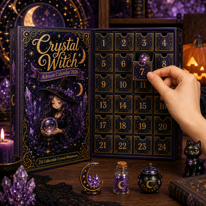 Calendrier de l’Avent Crystal Witch 2027 – 24 Jours de Magie et de Miniatures Mystiques