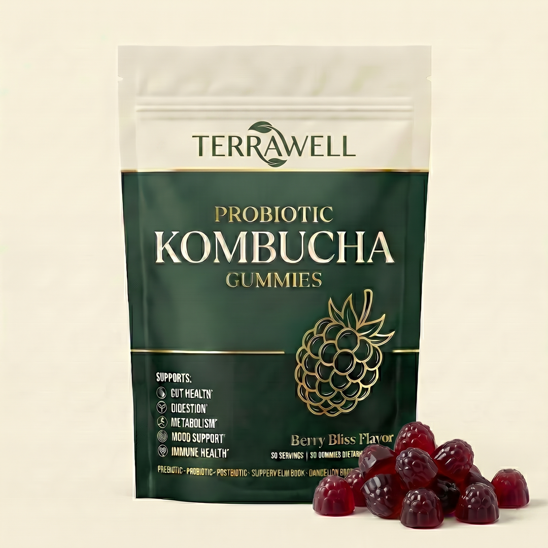 Kombucha Probiotic Gummies for Digestive Support
