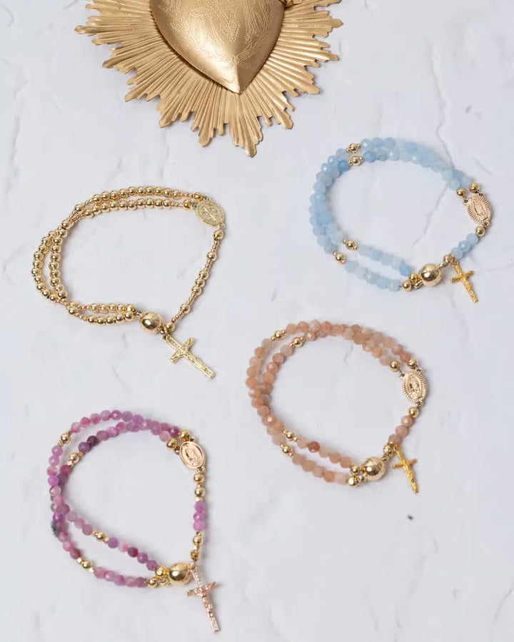 Bracelet tendance avec perles de prière