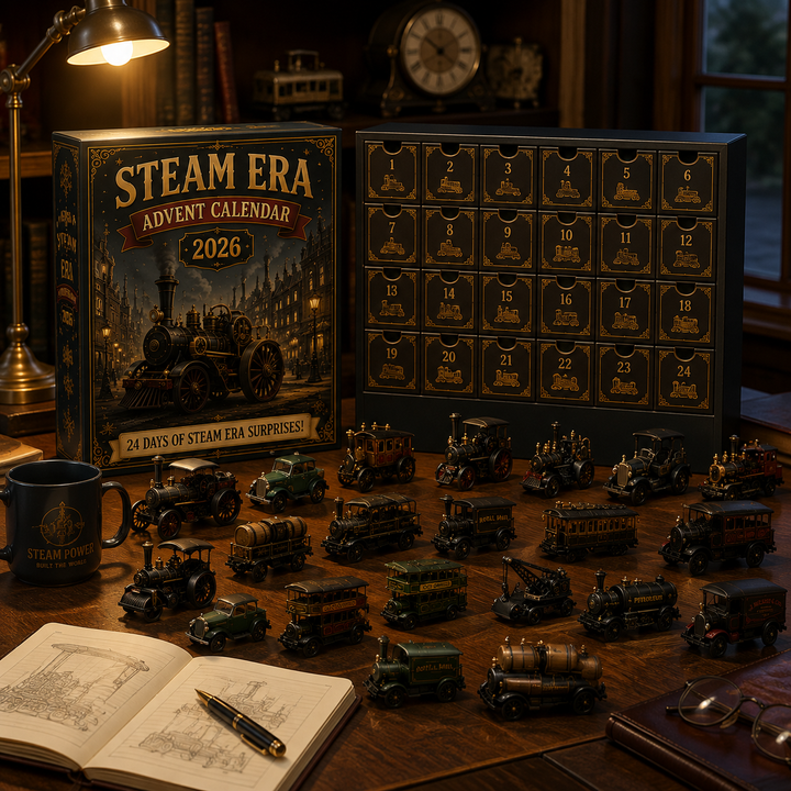 🚂 Calendrier de l’Avent Ère des Trains à Vapeur 2026 – 24 Jours de Miniatures Vintage 🎄✨