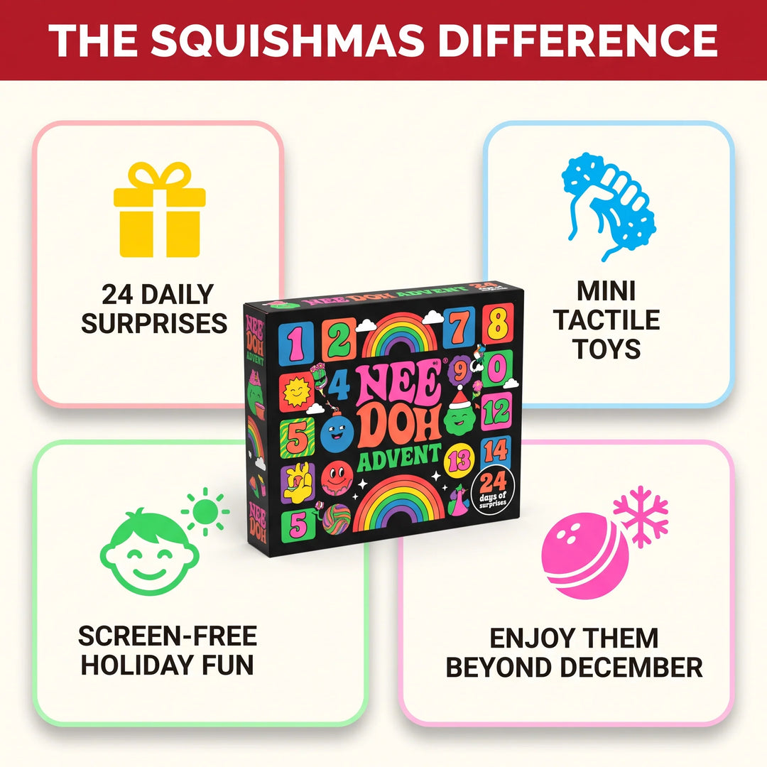 🎄 Calendrier de l’Avent NeeDoh Squishmas – Édition 2026