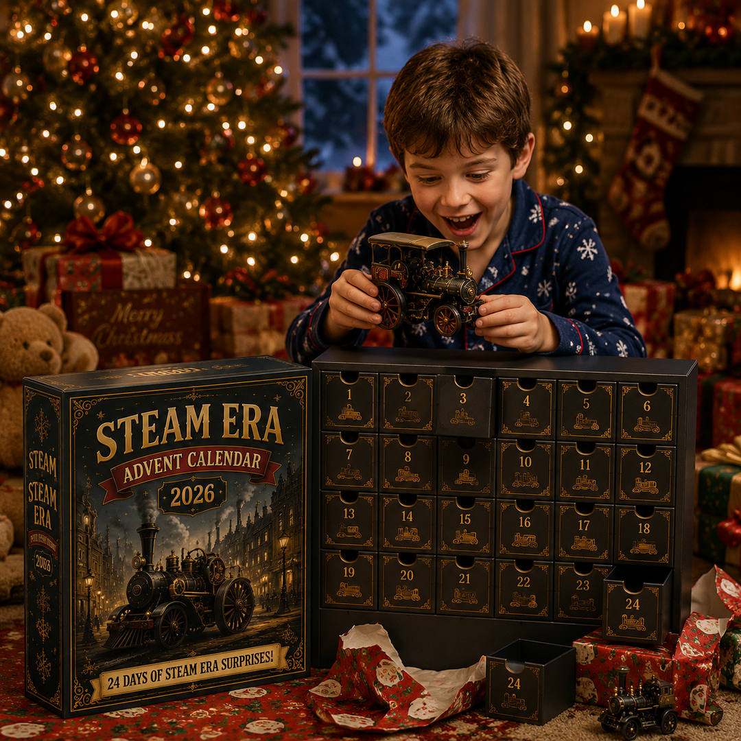 🚂 Calendrier de l’Avent Ère des Trains à Vapeur 2026 – 24 Jours de Miniatures Vintage 🎄✨