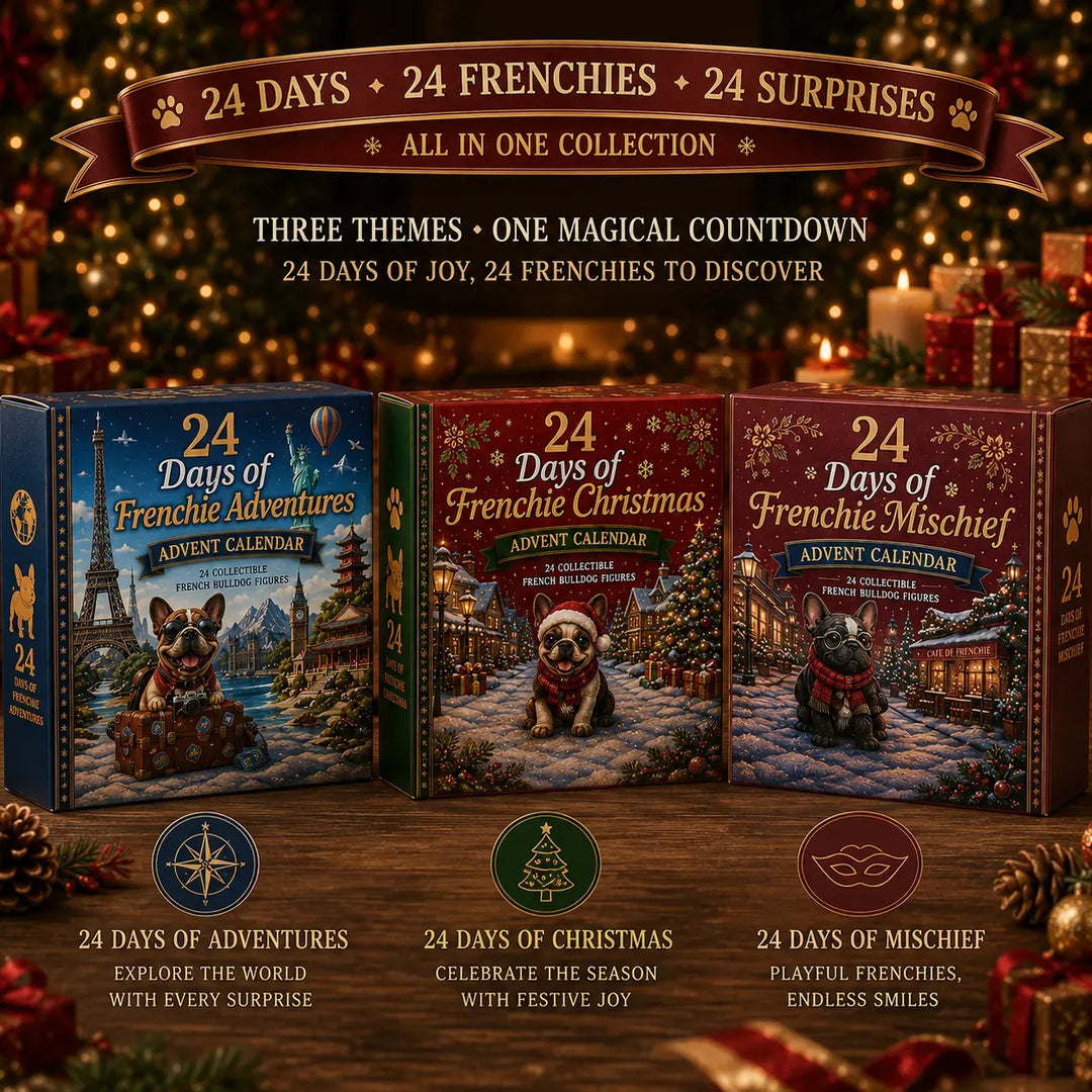 🐶 Calendrier de l’Avent Bouledogue Français 24 Jours – 24 Frenchies Uniques à Collectionner 🎄