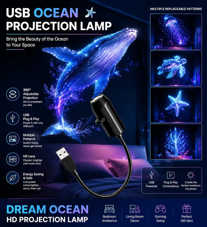✨ Projecteur HD Ciel Étoilé – Plug & Play 🌌