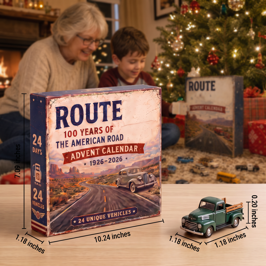 🛣️ Calendrier de l’Avent Route 66 – 24 Jours de Légendes Américaines | Édition Collector 1926–2026 🚗