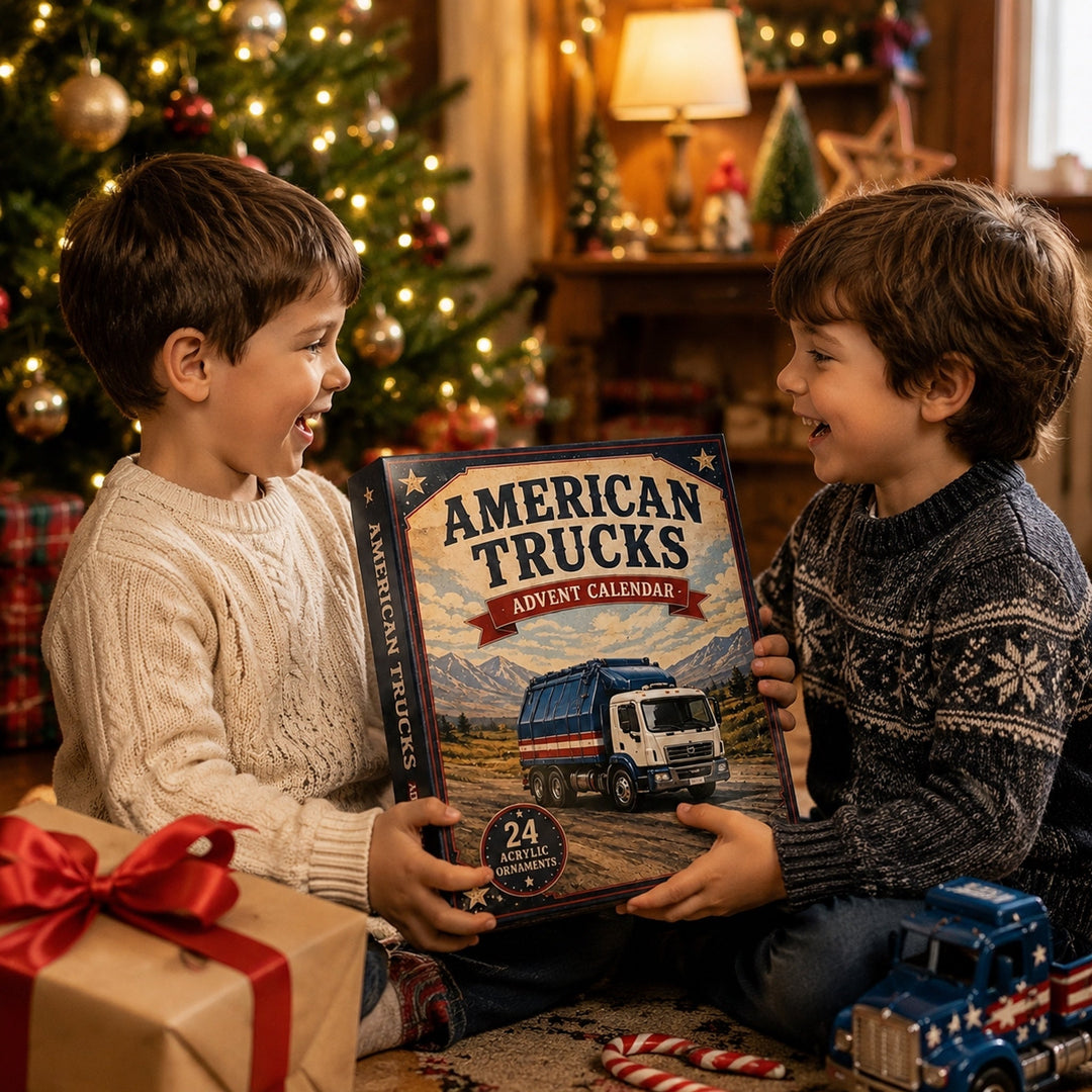 🚛🎄 Calendrier de l’Avent Camions Américains 2026 – 24 Surprises ✨
