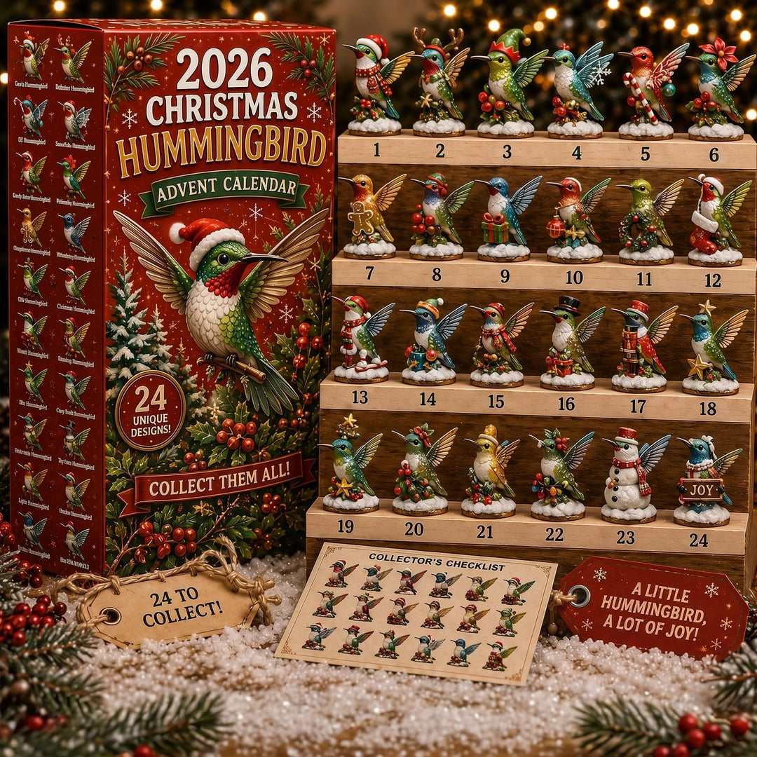 🐦🎄 Calendrier de l’Avent Colibris de Noël 2026 – Une Nouvelle Surprise Chaque Jour ✨