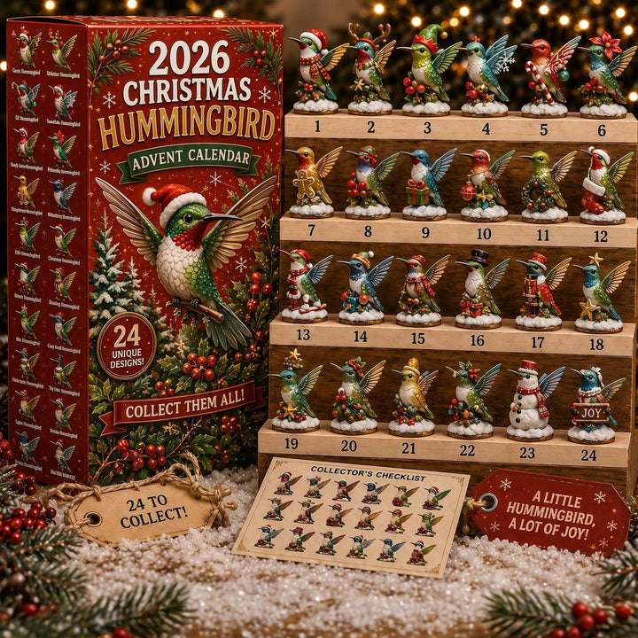 🐦🎄 Calendrier de l’Avent Colibris de Noël 2026 – Une Nouvelle Surprise Chaque Jour ✨